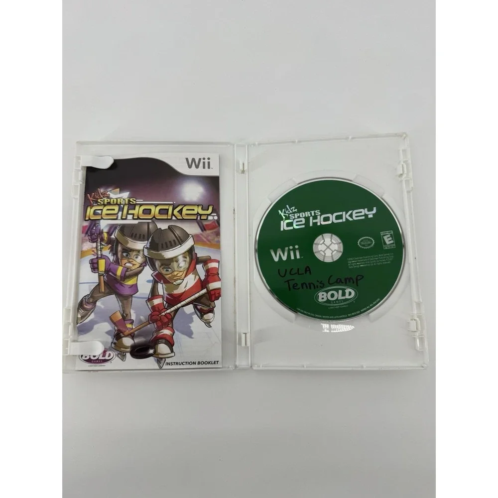 Kidz Sports Ice Hockey Nintendo Wii Bold Games With Manual CIB‎